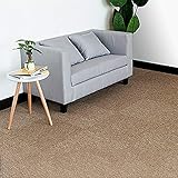 XXXZZL Teppichfliesen 50x50 cm Selbstliegend StrapazierfäHiger Teppich Bodenbelag mit Hochwertigem Schlingenflor Nadelfilz Fliese mit Bitumen RüCken,04,50 * 50cm
