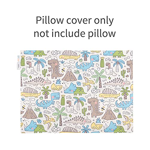 Image of ALVABABY Toddler Pillowcases Cotton Fit 13 inchx 18 inch or 12 inchx16 inch Kids Pillow