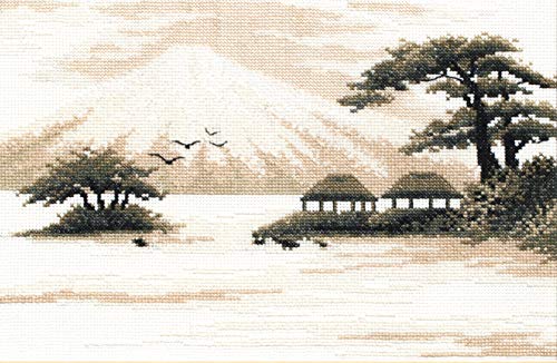 Hand Embroidery Kit for Adults 'Fujiyama' - 11