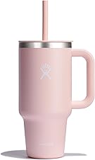 [50% off] Hydro Flask Travel Tumbler with Handle, Lid and Straw - Insulated Stainless Steel in 32 Oz Trillium