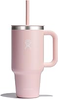 Hydro Flask 32 oz Travel Tumbler with Handle, Straw Lid - Insulated Stainless Steel Keeps Cold for Hours, Trillium
