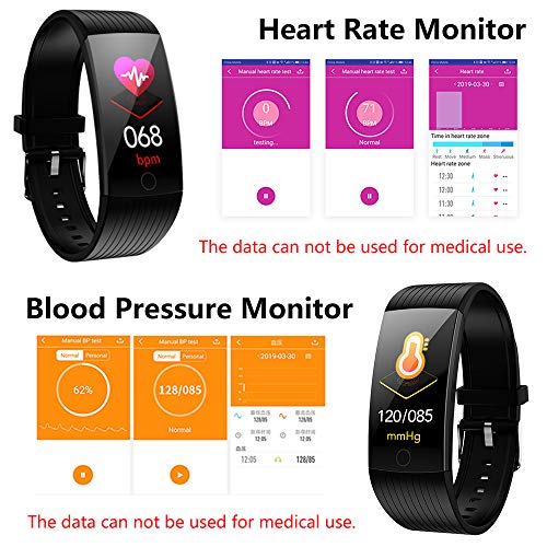 Fitness Tracker with Heart Rate Monitor, Fitness Watch for Kids Boys Girls, Oxygen Monitor, Calorie Counter, Pedometers for Steps and Miles, Activity Tracker with Step Counter for Walking