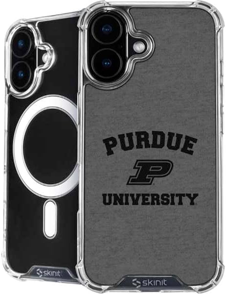 Skinit Phone Case Compatible with MagSafe iPhone 16 - Officially Licensed Purdue University Purdue Logo Design
