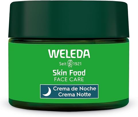 Weleda - Skin Food Crema Nutritiva de Noche Piel Seca 40 ml | Pensamiento, caléndula, manzanilla, nutre y regenera, calma, absorción rápida, piel seca, cuidado natural, noche