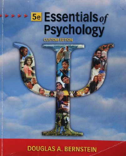 5E Essentials of Psychology custom Edition