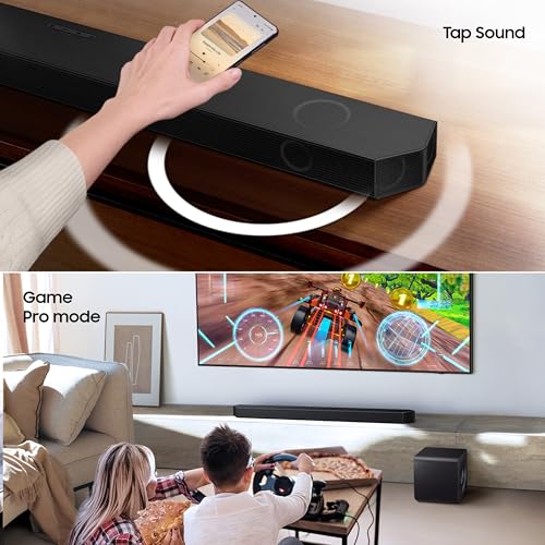 Image of Samsung 756 W True 11.1.4 ch Full Surround Soundbar with Wireless Dolby Atmos | Center-Up-Side-Front Wide-firing Speakers | Alexa | Wi-Fi | HDMI ARC | Optical In | Bluetooth (HW-Q990F /XL, Titan Black)
