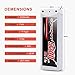 GARTPOT 5200mAh 2S 50C 7.4V LiPo Battery Pack Hard Case with Deans T Plug for RC Vehicles Car Truck Truggy Boat Airplane Drone (2 Packs)