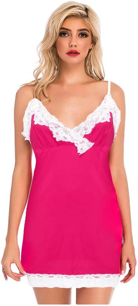 Sexy Women Lingerie Lace Dress Babydoll Underwear Nightwear Sleepwear G-String
