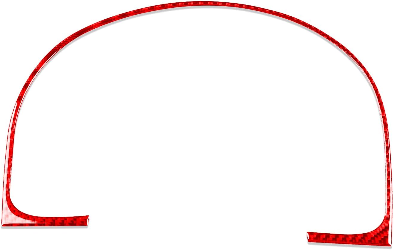 Car Dashboard Decals Red Carbon Fiber Accessories Protections Stickers Compatible with Chevrolet Cobalt 2005 2006 2007 2008 2009 2010