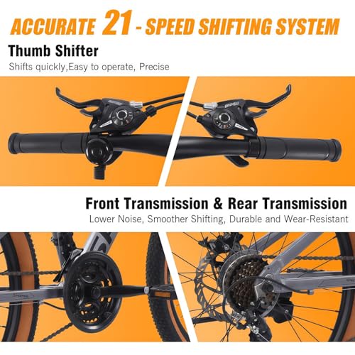 SPATIAL Mountain Bike, 24/26/27.5/29 Inch Outdoor Cycling