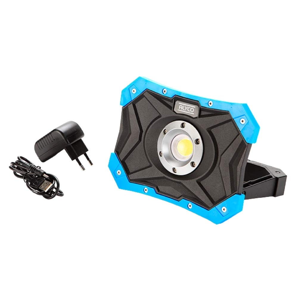 Alyco - Foco LED industrial recargable con asa magnética 20W LED COB IP54-199222