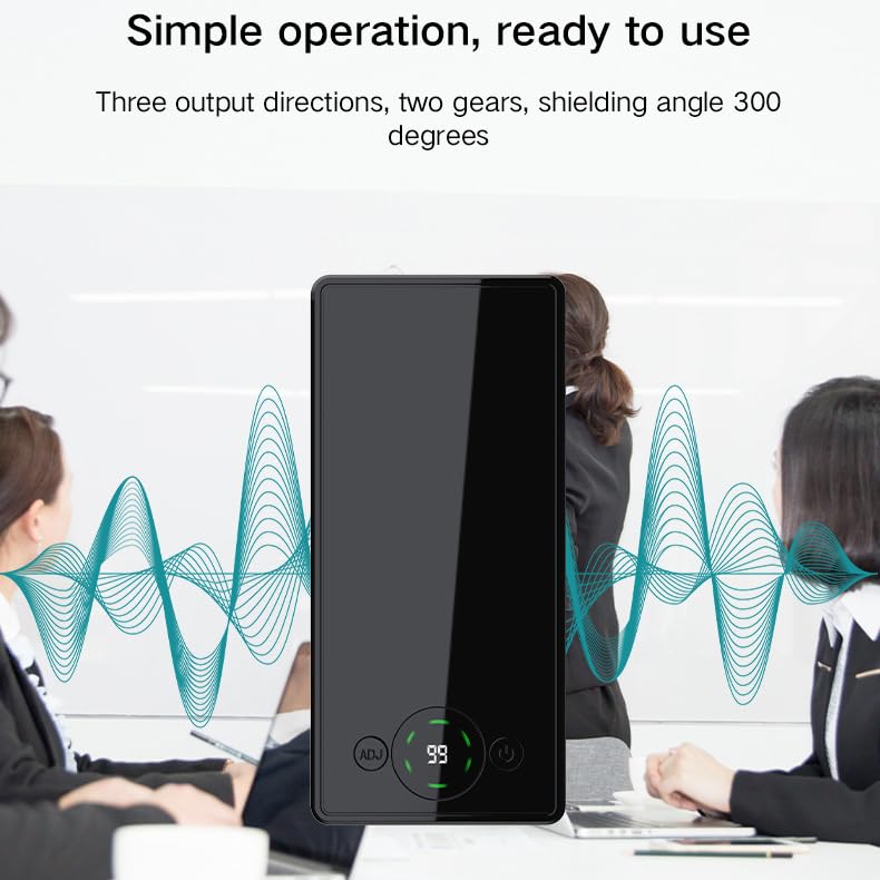 Blocco registrazione audio con telecomando, portata 50 m, impedisce la registrazione non autorizzata per riunioni di lavoro e interviste