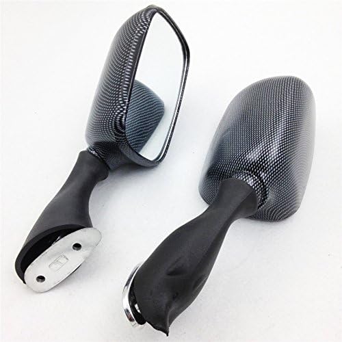 Miniatura 6 de XKMT-OEM espejo de estilete compatible con Suzuki Gsxr600 750 01-03 1300 R Hayabusa 1999-2012 Carbono [B00YYSDLV4]