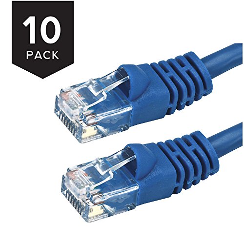 Cable de red Ethernet CAT 5E UTP 7 pies (pack 10) miniatura 2