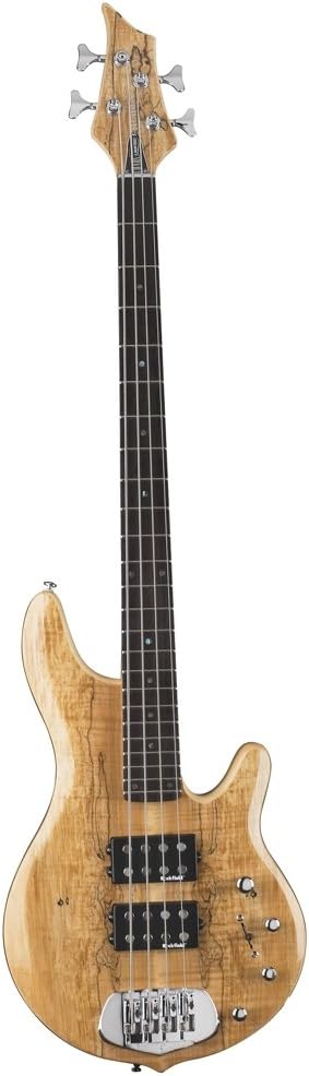 Traben Basses Chaos Limited 4 Series TRACL4S 4-String Bass Guitar, Spalted Natural