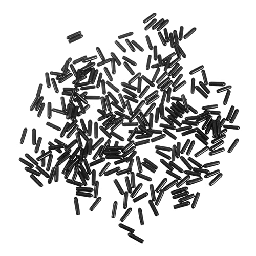 SOLUSTRE Protective 250pcs Rubber End Caps Threaded Cap Covers for Furniture Chair Feet Table Legs Flexible Bump Hat Design