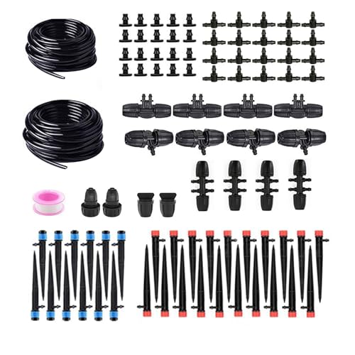 Système d'irrigation goutte à goutte réglable avec connexion rapide par poussée