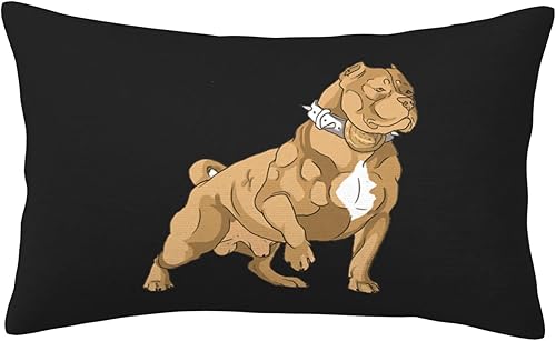 American Bully Pillow Covers Pillow Protectors 14"x20" - Bed and Couch Decorative Sofa Pillowcase