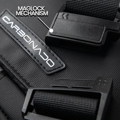 Image of CARBONADO Cache Waist Bag for Men Women, Fanny Pack, Multi-Purpose Waist Bag, Daily Commuting, Waist Pack, Running Waist Pouch, Travel, Trekking, Money Belt, Air Travel, Sunglasses Pouch
