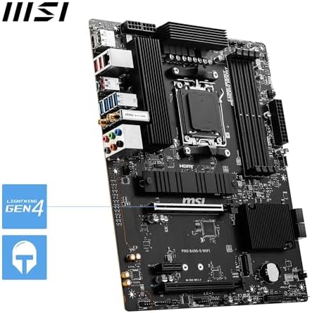 MSI PRO B650-S WIFI AMD B650 Soket AM5 DDR5 7200MHZ(OC) ATX Gaming (Oyuncu) Anakart - Görsel 6