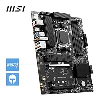 MSI PRO B650-S WiFi Motherboard, ATX - Unterstützt Ryzen 9000, 8000 & 7000 Serie Prozessoren, AM5 - DDR5 Memory Boost 6000+MHz/OC, 2 x PCIe 4.0 x16, 2 x M.2 Gen4, Wi-Fi 6E – Ansicht 5