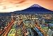 OEFMAF Adulti 1000 Pezzi Puzzle -Monte Fuji di Yokohama -Puzzle Adulti ,Giocattoli Educativi ，Puzzle Impegnativi,Regalo di Compleanno per Amore E Amicoperdimensione:52X38Cm