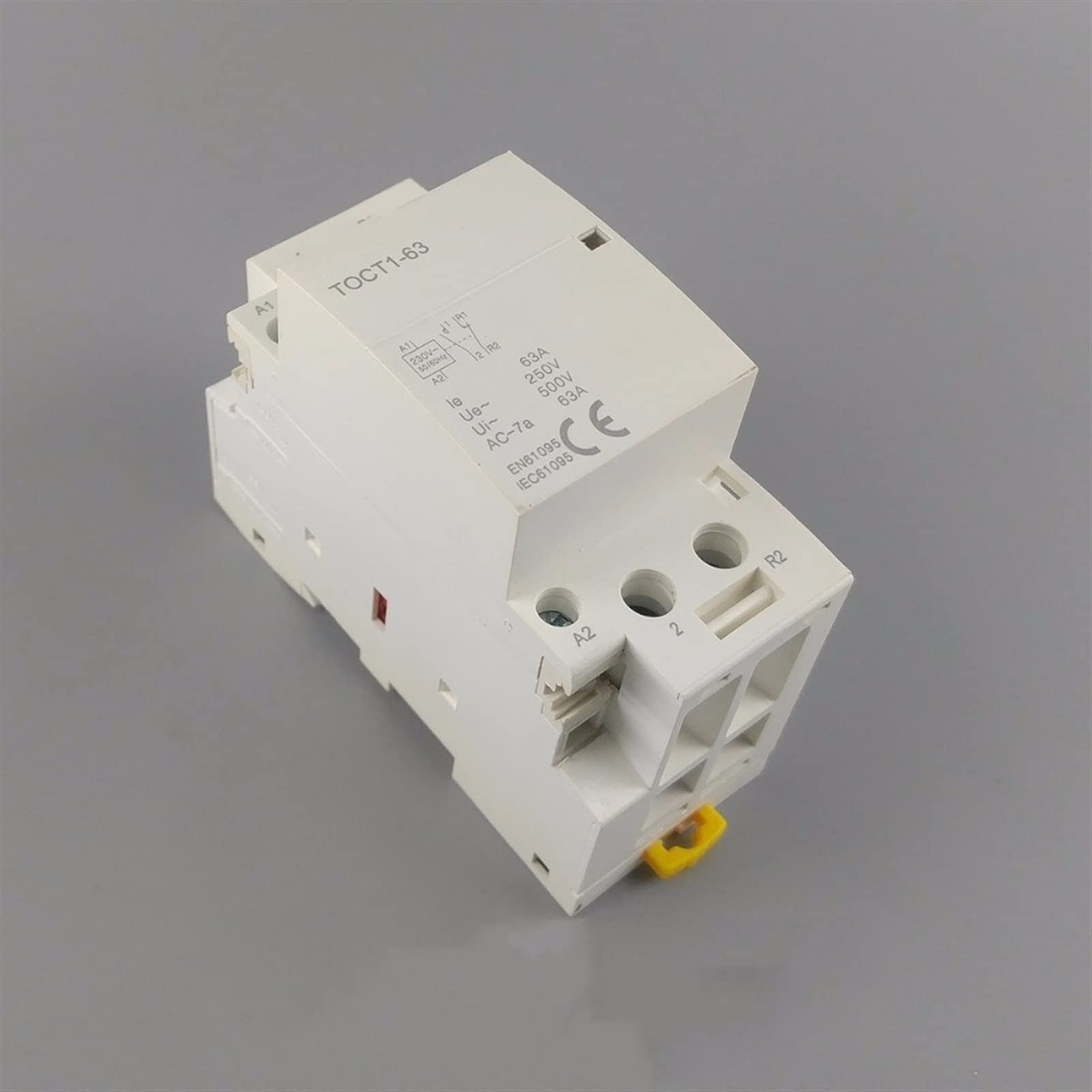 YFHGULBTK Contactor TECT1 2P 63A 1NC 1NO 220V/230V 50/60Hz Din Rail Household AC Modular Contactors Industrial Electrics
