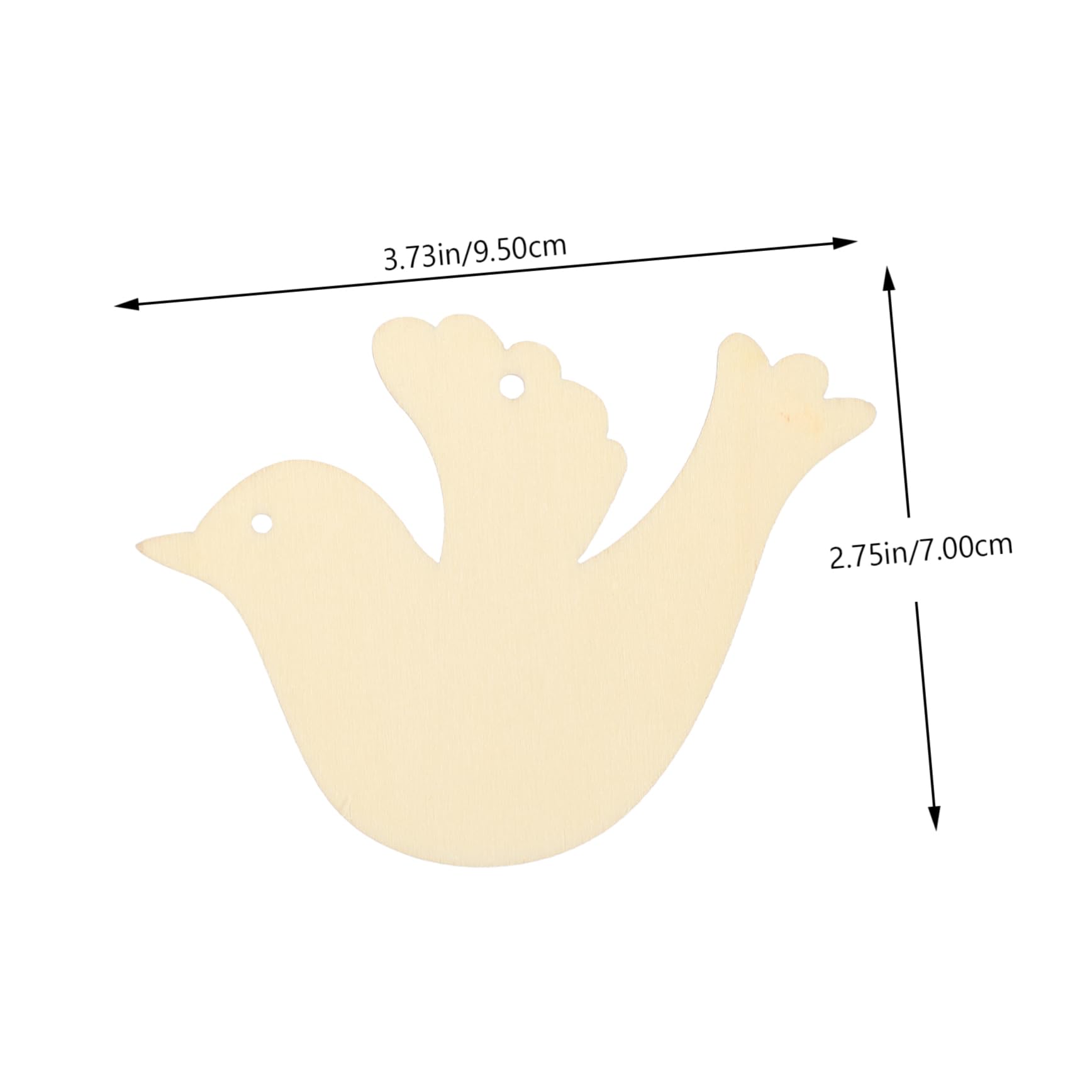 SEWACC Blank Xmas Pendants 30pcs Wood Slices Graffiti Chips Christmas Crafts for Boys and Girls Ornaments to Paint