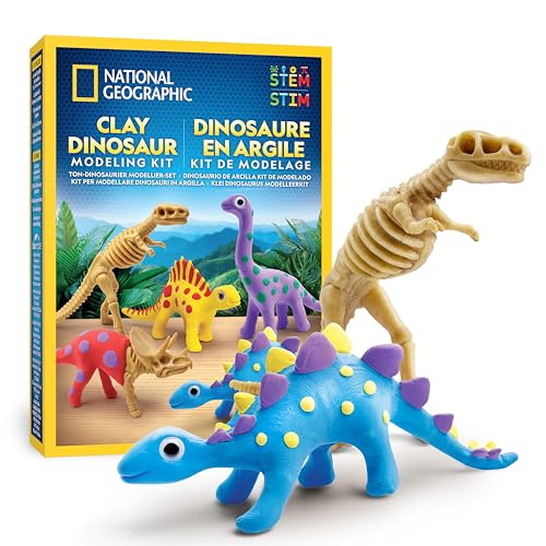 Kit National Geographic dinosaures argile autodurcissante