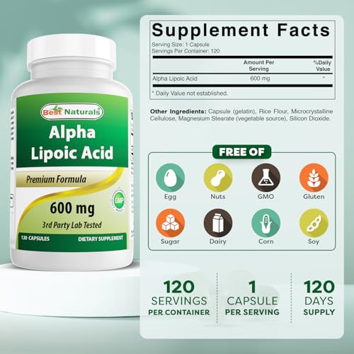 Acido Fólico, acido alfa lipoico farmacias guadalajara Marca Best Naturals (2)