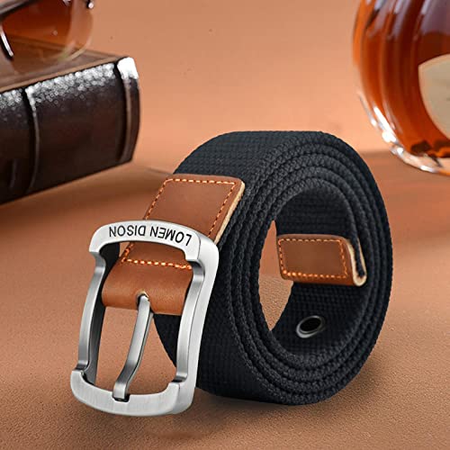 Woven Canvas Belt with Pin Buckle for Training And Travel3