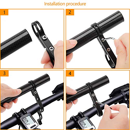 image for Monrand 10CM Handbar Extender,Aluminum Alloy Bicycle Handlebar Extensi