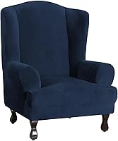 Vista 69 de Turquoize Fundas de terciopelo para sillas reclinables con bolsillo, fundas elásticas para sillas reclinables, 1 pieza de terciopelo para muebles