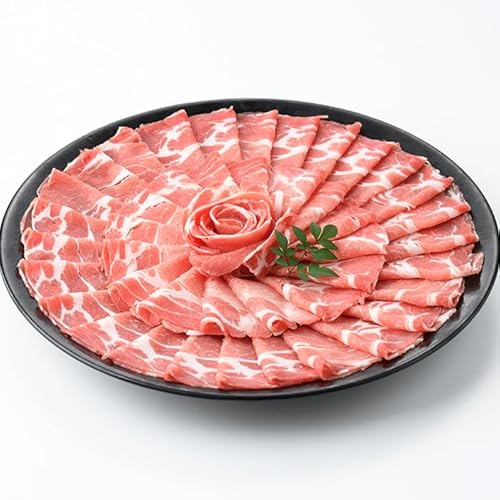 スターゼン 鹿児島県産 黒豚 しゃぶしゃぶ用 ローススライス 計1kg・約500g×2パック 国産 豚肉 ブタ しゃぶしゃぶ 個包装 小分け くろぶた 薄切り うす切り 冷凍配送 akn042-07