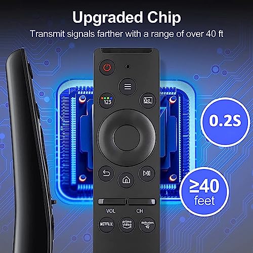 Remote For Samsung Smart Tv, Siawclub Universal Remote Replacement Control Of Hdtv 4K Uhd Qled Lcd Tvs, With Netflix Prime-Video Rakuten Tv Buttons #TOP4