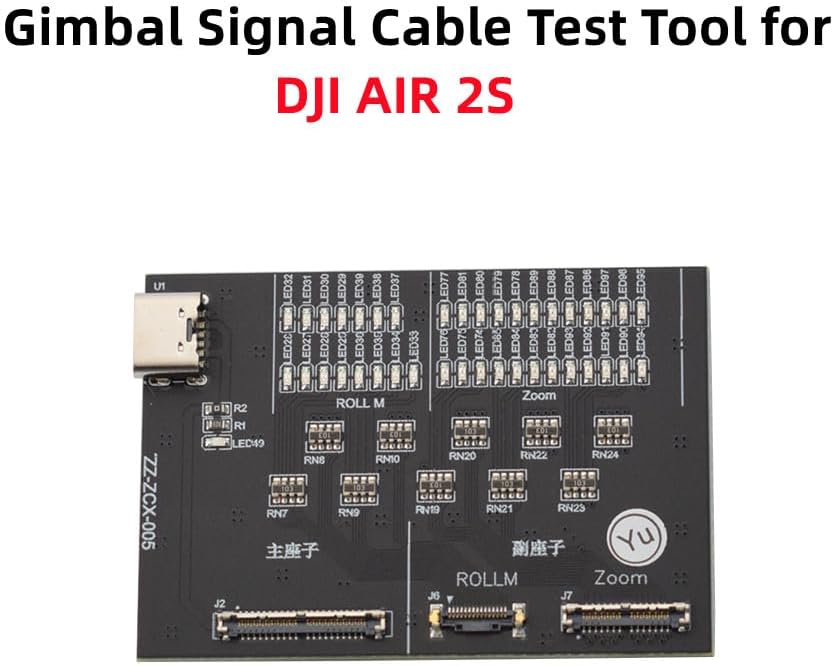Original Gimbal Signal Cable Test Tool for DJI Air 2S Drone Accessories Camera Coaxial Signal Transmission Flex Line Wire Test Board Repair Spare Part for Air 2S UAV - New