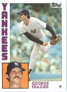 1984 Topps Baseball Card #539 George Frazier