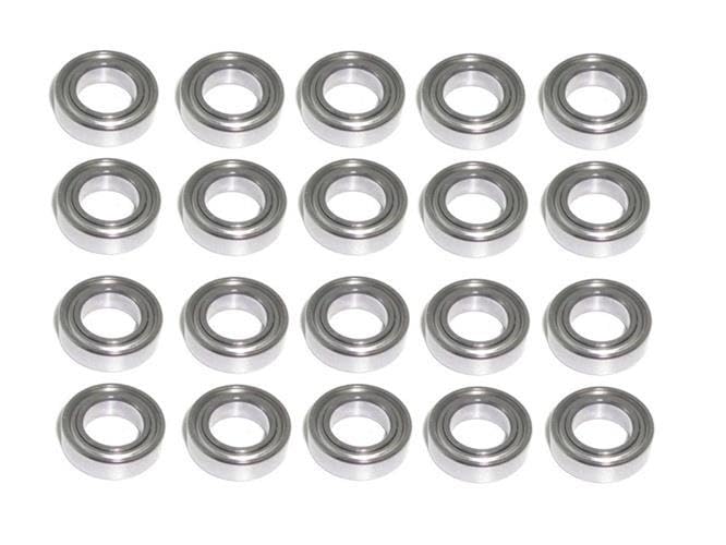 Edelstahl Kugellager SMR148 ZZ 8x14x4 mm NIRO 50 Stück - rcbay | rostfreies Rillenkugellager beidseitig gedichtet