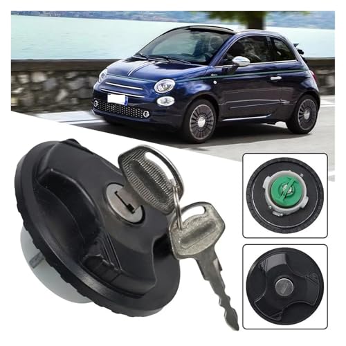 Bouchon de réservoir pour Fiat Panda 1991-2012 avec clés de sécurité