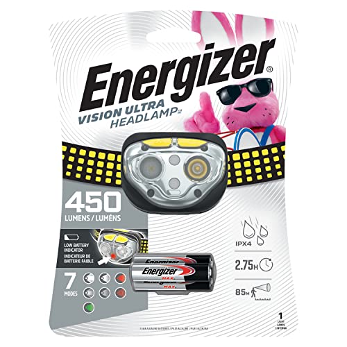 Energizer Farol de LED Vision, farol brilhante para acampamento, luz de emergência resistente à água