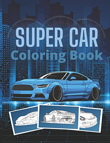 Super Car Coloring Book: Ultimate Exotic Luxury Cars Sport Designs for Kids and Adults For All Ages image 3