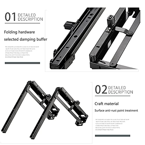 SANJIANG Folding Shower Seat,Wall Mounted Shoe Stool Safety Stool Chair, Solid Wood, For Hallway Bedroom Living Room Corridor - Image 3