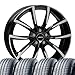 Produktbild 4 Kompletträder Sommerräder Sommerkompletträder Astana 8x19 ET 47 5x114,3 Schwarz poliert mit 225/40 R19 93Y CON SportContact 7 XL FR Evc
