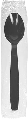 Miniatura 1 de Karat U3523B PS - Cucharas de té envueltas pesadas color negro caja de 1000