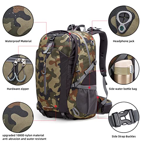 Speedpark Hiking Backpack 40L Waterproof Lightweight Hiking Daypack With Rain Cover, Outdoor Trekking Travel Backpacks For Men Women #TOP3