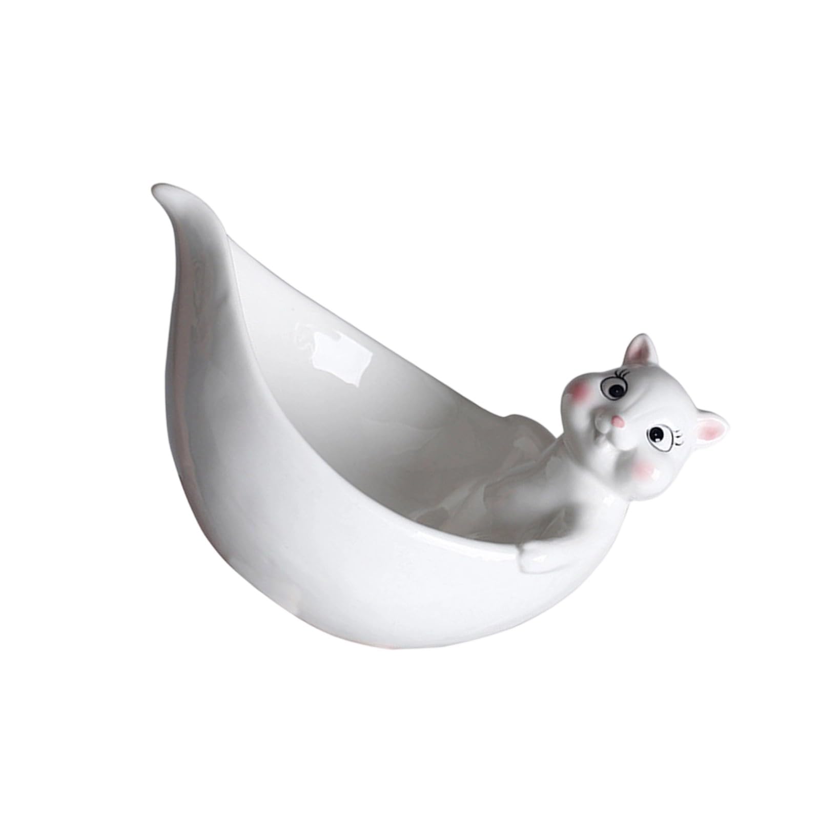 Woedpez Cartoon Squirrel Flowerpot with Drainage, Ceramic Cactus Container for Balcony Desk Decor Gardening Decorative Ceramic Planter for Plant