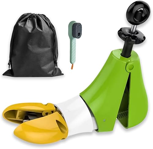 City Horision Estirador de zapatos para hombres y mujeres, para botas vaqueras, árboles de zapatos ajustables para tenis con cepillo limpiador de