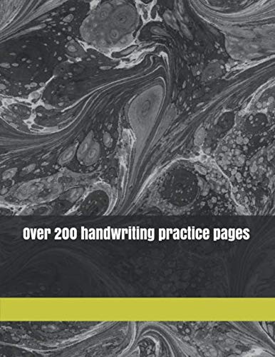 Over 200 handwriting practice pages