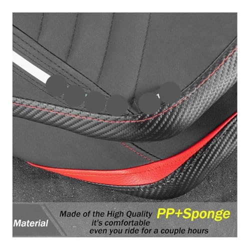 Cojín para asiento trasero de motocicleta RS660 compatible con modelos 2020 a 2024 4