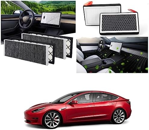 For Tesla Model 3 Y Air Filter HEPA 2 Pack Activated Carbon Cabin Air Filter - Foto 5